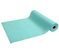 Disposable head to head in non-woven spun bound - Roll 24 M long X 0.4 M wide pre-cut every 1.20 M - Represents 20 head to head - Tear-proof, water-repellent and wipe able material. Box of 4 rolls - Turquoise