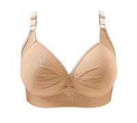 Disposable High Waist Bras for Women Wirefree Adjustable Full Coverage Bra Plus Size Bra Days Leggings Girl 8 Years, khaki, XL