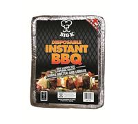 Disposable Instant BBQ Grill Small Charcoal Barbecue Tray for Outdoor Cooking, Picnics, Camping, Beach 31cm x 25cm Ready to Use, Easy to Light, Mess-Free