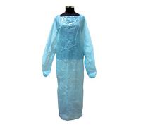 Disposable Isolation Gowns Blue 25 Pack X-Large. Surgical Waterproof Disposable Isolation Gowns with Long Sleeves, Back Ties. Unisex Full Body Protective Gown for Men & Women, 25 Count in Bulk