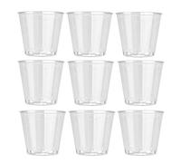 Disposable Jelly Cups Party Plastic 30PCS Tumblers Glasses Birthday Shot Clear Kitchen，Dining & Bar We Are Happy to Serve You Ceramic Cup (Clear, One Size)