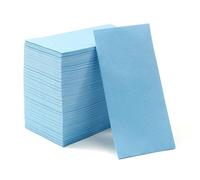 Disposable Linen-Feel Napkins,Decorative Dinner Napkins Cloth-Like Paper Dinner Napkins for Wedding, Bathroom, Party Or Event 30 x 43cm, Pale Blue, 50 Pack