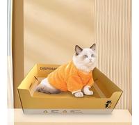 Disposable Litter Boxes for Cats 6 Pcs Travel Litter Box Double Layer Waterproof Litter Tray for Cats Small Pets 14.8 x 11.6 x 4.7inch