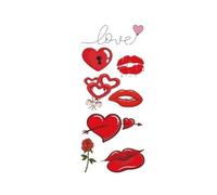 Disposable Love Stickers Simulation Lip Tattoo Stickers(01)