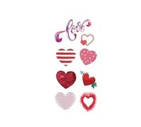 Disposable Love Stickers Simulation Lip Tattoo Stickers(04)