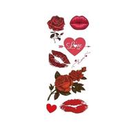 Disposable Love Stickers Simulation Lip Tattoo Stickers(07)