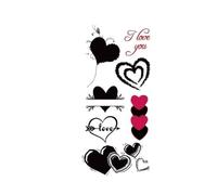 Disposable Love Stickers Simulation Lip Tattoo Stickers(10)