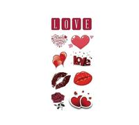 Disposable Love Stickers Simulation Lip Tattoo Stickers(13)