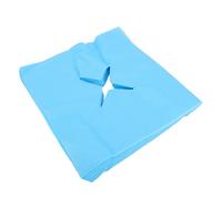 Disposable Massage Face Covers with X Shape Hole - Non Woven Breathing Space Pillow Towel for Massage Tables, 100PCS Set for Enhanced Comfort and Hygiene