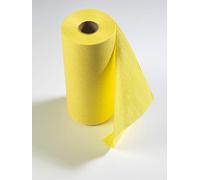 Disposable Microfibre Cleaning Cloths/Wipes on a Roll. Multi - Purpose Cloth (Yellow)