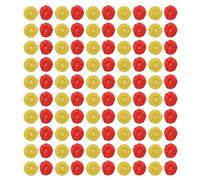 Disposable Microphone Cover Non Woven Fabric Sanitary Protective Covers for Schools Universities Campgrounds 100 Pcs Red and Yellow