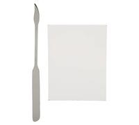 Disposable Nail Art Mixing Palette Paper with Stainless Steel Sticker for Manicure Beauty Salon