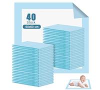 Disposable Nappy Pads Baby, Waterproof & Absorbent, Disposable Changing Mat for Newborns (40, 60 x 60 cm)