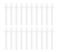 Disposable Nose Hair Wax Sticks 110pcs White Pp Applicators
