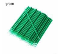Disposable Paint Brushes 100pcs Applicator Set for Automotive and Craft Detailing (Green)