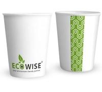 Disposable Paper Cups 8oz / 230ml, PACK OF 50 Single Wall White Cups for Hot & Cold Drinks Biodegradable Disposable Party Cups for Cafe, Home, Office Disposable Coffee Cups, Disposable Water Cups