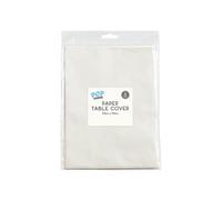 Disposable Paper Tablecloths 3 Pack - White Table Cloth 90x90cm - Paper Tablecloths for Parties, Celebrations, Catering, Weddings & Everyday Table Cover Protection