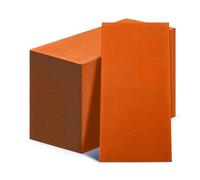 Disposable Party Napkins Linen-Feel Napkins,Decorative Dinner Napkins Cloth-Like Paper Dinner Napkins for Wedding, Bathroom, Party Or Event 30 x 43cm (Orange50)