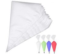 Disposable Pastry Bags, 100 pcs of Decorating Bag for Cookie Decorator, Clear Cupcake Decorating Bags for Kitchen Baking