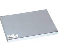 Disposable placemat in embossed and satin paper - Size 30X40 cm - Made in France - In tray of 500 sets. - gray (pastel)