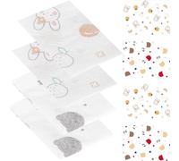 Disposable Placemats for Baby 20 Pack Stick-on Toddler Placemat Disposable Kids Table Mats for Travel Restaurants Dining Table, Animal Theme