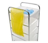 Disposable Polythene Yellow Locker Waste Bags Yellow (26 x 46 cm) Pack of 50