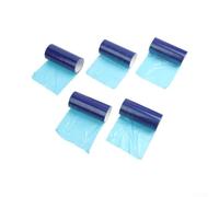 Disposable Protective Film Rolls for Surfaces, 10x15cm | 100 Or 500 Sheets, Residue-free Removal, For Door Handles & Fixtures, Compact 38mm Core, Semi-transparent Blue