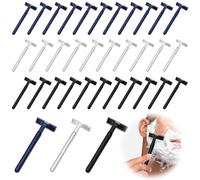 Disposable Razor, 120 Pcs Two Blade Shaving Razor for Men/Women, Black White, Body & Face Shaver