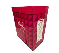DISPOSABLE SANITARY BIN Coated cardboard with Biomaster™ Antimicrobial Technology no contract legally Compliant pack of 12 £180.00 COLOURS MAY VARY - BUT WILL BE 12 OF THE SAME COLOUR PER PACK