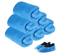 Disposable Shoe Covers Waterproof Overshoes Shoe Protector Covers Shoe Boot Cover Non Slip Plastic Shoes Covers Keeping Shoes Floors Carpets Clean 100 Pcs