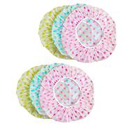 Disposable Shower Cap, Plastic Clear Hair Cap Bathing Hat Bath Hair Cover for Home Salon Sleeping Hotel Travel Essentials Accessories Deep Conditioning Hair Care Cleanin