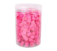 Disposable Silicone Tattoo Pigment Ink Cups, 300 Pieces, for Eyebrow Eyeliner Lip Colour, Beauty Salon Use