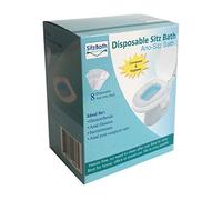 Disposable Sitz Bath for Toilet - Ano-Sitz Baths for Hemorrhoids, Fissures & Post-Surgery Relief - Portable, Hygienic, Travel-Friendly (8 Pack)