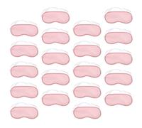Disposable Sleep Eye Mask Blindfold 20pcs Polyester Pink Travel | Single Use Shade, Portable Light Blocking Design, Hotel and Travel Use, 20 Pieces Per Set