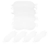 Disposable Sleeping Eye Mask 20pcs Polyester White Light Blocking