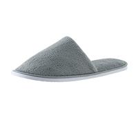 Disposable Slippers for Men Women Hotel Home Stay Coral Velvet Non-Slip Sole Disposable Cotton Slippers, K, One Size