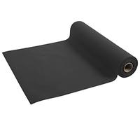 Disposable spun bound non-woven head to head - Roll 48 M long X 0.4 M wide pre-cut every 1.20 M - Represents 40 head to head - Tear-proof, water-repellent and wipe able material - black (bright)