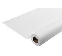 Disposable spun bound non-woven tablecloth - Roll 10 M long X 1.20 M wide - Tear-proof, water-repellent and wipe able material - white