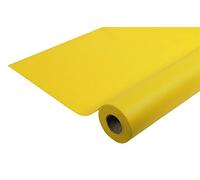 Disposable spun bound non-woven tablecloth - Roll 10 M long X 1.20 M wide - Tear-proof, water-repellent and wipe able material - yellow