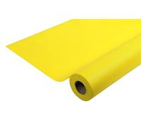 Disposable spun bound non-woven tablecloth - Roll 20 M long X 1.20 M wide - Tear-proof, water-repellent and wipe able material - yellow