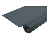 Disposable spun bound non-woven tablecloth - Roll 50 M long X 1.20 M wide - Tear-proof, water-repellent and wipe able fabric - anthracite
