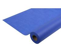 Disposable spun bound non-woven tablecloth - Roll 6 M long X 1.20 M wide - Ripstop, water-repellent and wipe able material - navy blue (bright)
