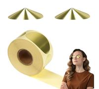 Disposable Sunbed UV Protection, Gold Tanning Bed Eyewear Sticker, Adjustable Sunbed Eye Protection Cones for Beach, Home and Indoor Tanning Summer (Golden)