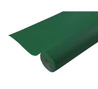 Disposable tablecloth in embossed paper - Unique, aesthetic and deep embossing - Roll 20 M long and 1.18 M wide - Made in France - Fir green