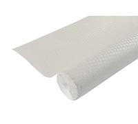 Disposable tablecloth in embossed paper - Unique, aesthetic and deep embossing - Roll 20 M long and 1.18 M wide - Made in France - white
