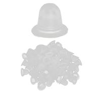 Disposable Tattoo Ink Cups, Silicone Microblading Pigment Caps, Permanent Makeup Pigment Clear Holder Container Cap Tattoo Accessory, Home Beauty DIY Tool Essential(Large Soft Silicone Cup)