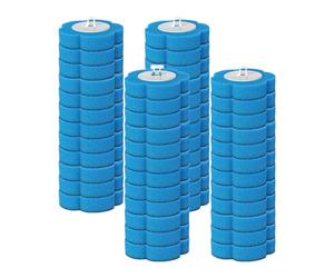 Disposable Toilet Brush Head, 48PCS Disposable Toilet Cleaning System, Disposables Replacement Brush Head Set, Toilet Cleaner Brush Heads Toilet Wand Kit for Bathroom