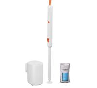 星姿 Disposable Toilet Brush Holder Set,Replaceable Brush Headsdisposable Electric,Three-Speed Adjustment Wall Mounted Toilet Bowl Holder Set For Bathroom