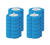 Disposable Toilet Cleaning System, Toilet Wand Kit with 12-Piece Replacement Sponge Brush Heads, Toilet Brush with Holder, Toilet Cleaner Brush Toilet Wand Kit for Bathroom (24Pcs Heads Only)