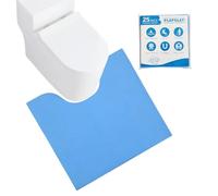 Disposable Toilet Mats for Effort-Free Hygiene and Upgraded Bathroom Comfort, Suited for Elders, Children, Women, and Alzheimer's Patients, U-Shaped Absorbent Toilet Floor Mat (25 Pack)